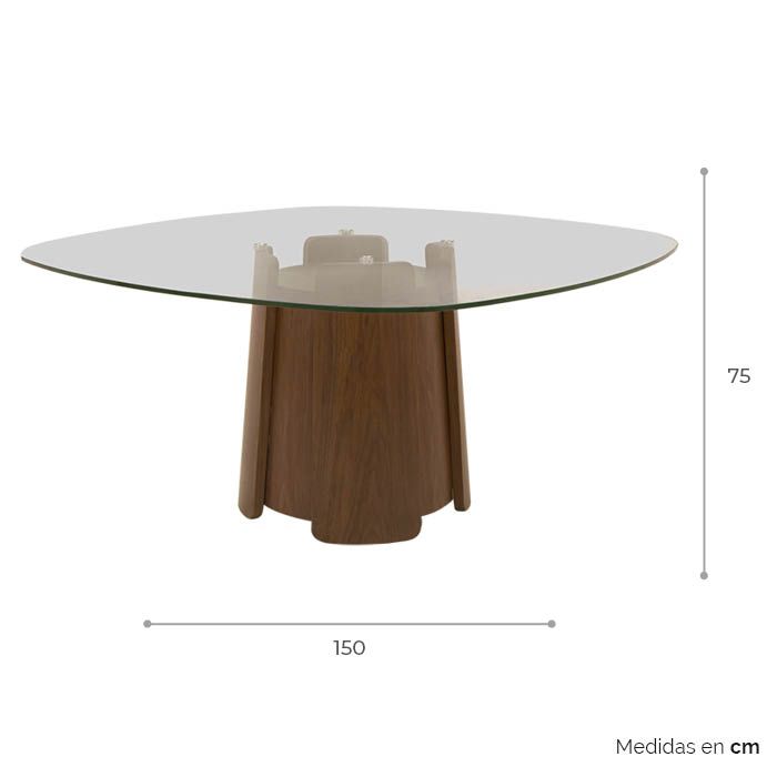 Mesa de Comedor Zira - Ergonomik Mesa de Comedor Tamarindo