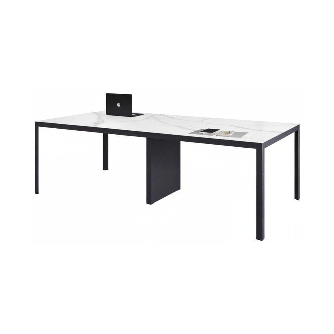 Mesa de Juntas Studio Electrificable Melamina - Ergonomik mesa de juntas Office Class