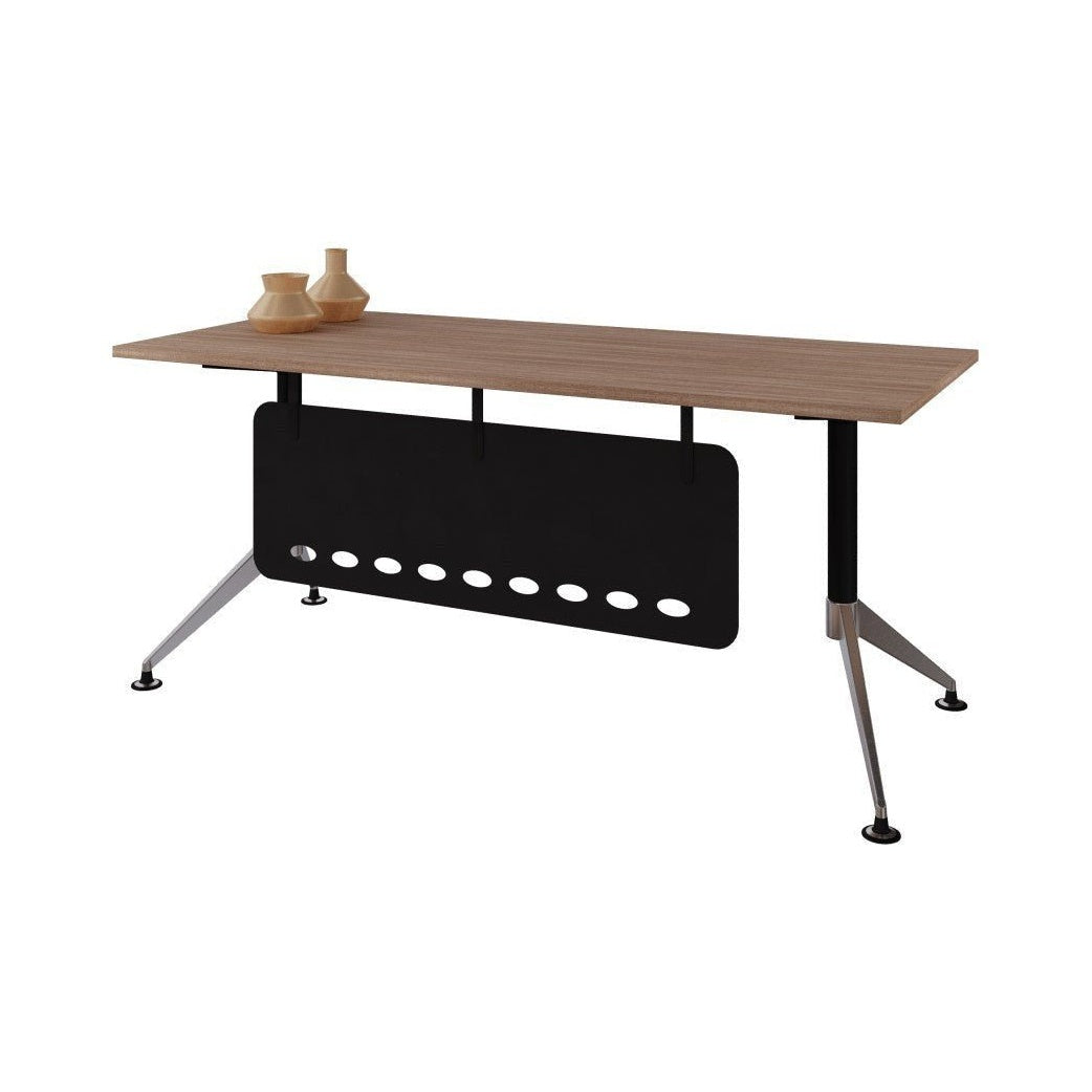 Mesa Ejecutiva Tech B Chrome 1.80 m x 0.80 m - Ergonomik escritorio Office Class