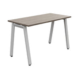 Mesa Operativa Alpha Silver/White 1.20 x 0.60 sin pantalla