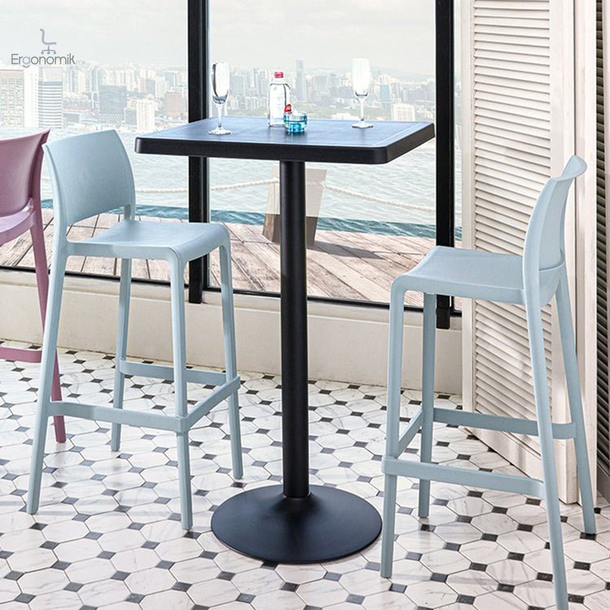 Mesa Oulu - 5 piezas - Ergonomik mesa multiusos OFFIHO