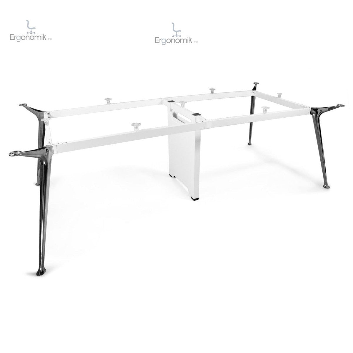 Mesa Zoom con Pata Cableable 240 X 120/18MM - Ergonomik escritorio MEM
