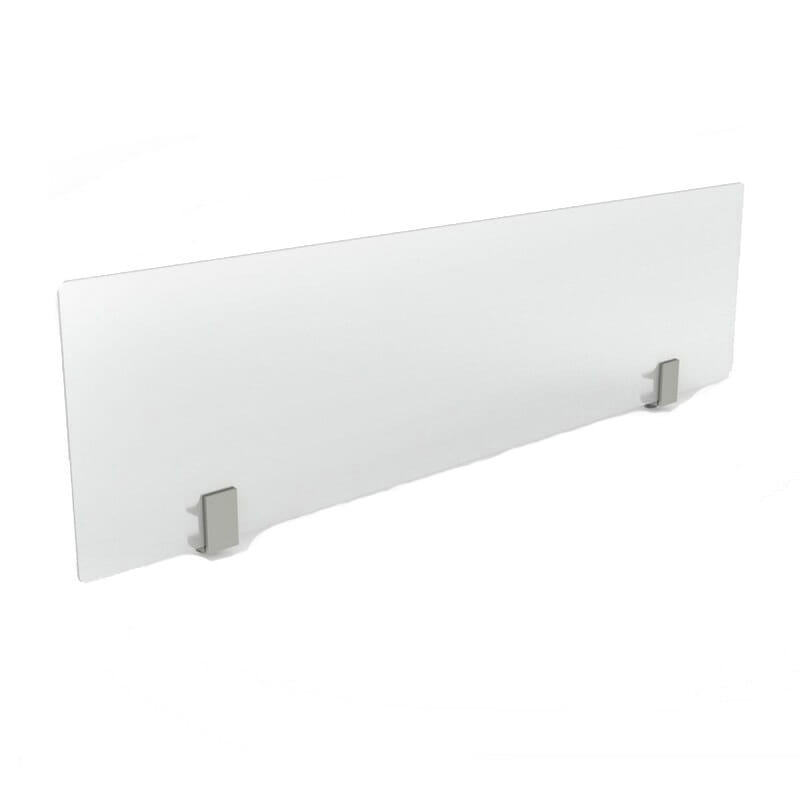 Minimampara de acrilico 635/618 melamina de 28 mm 144.5 cm - Ergonomik mampara OFIK