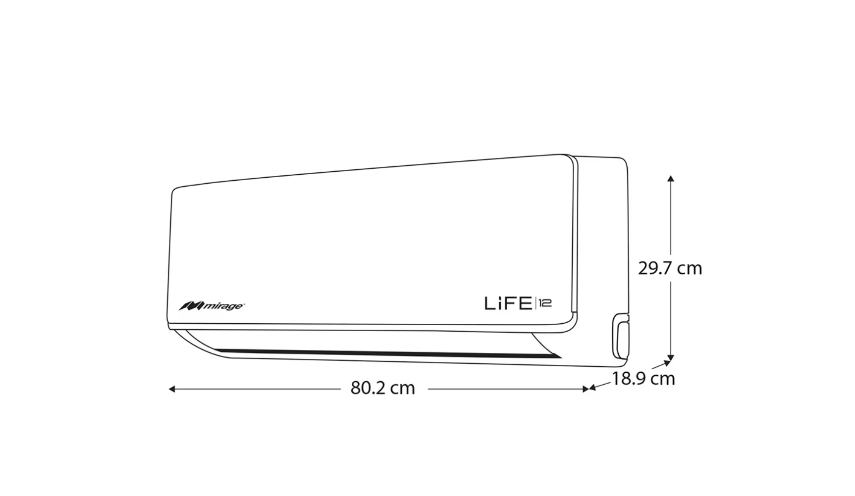 Minisplit Life 12 1 Ton 220V control remoto incluido