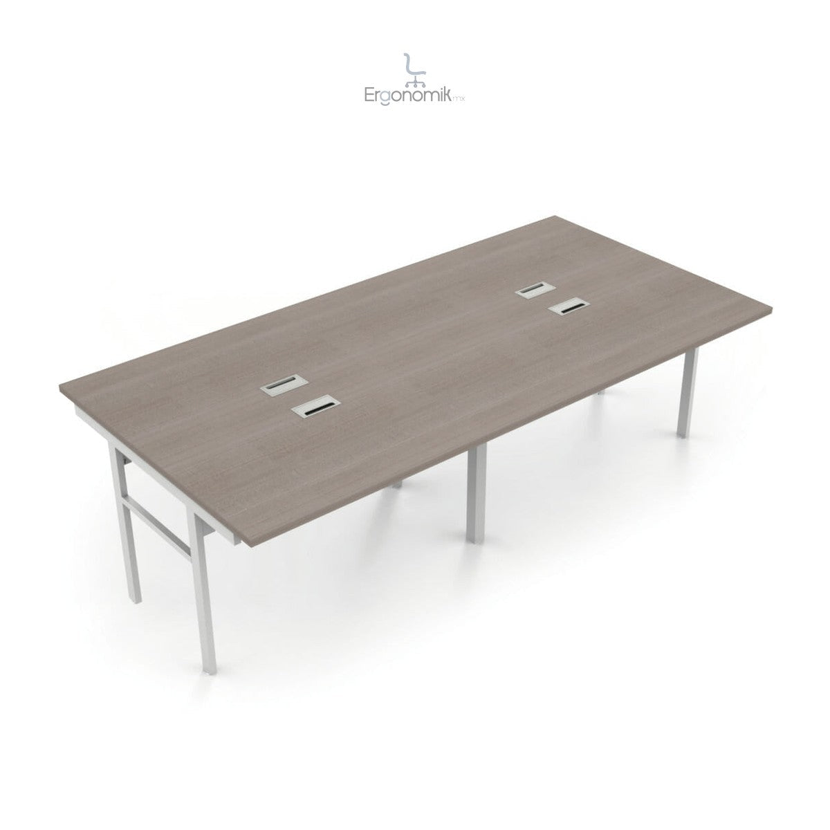 Modulo 4 Escritorios E-link 120 cm X 60 cm (19mm) 625 - Ergonomik escritorio OFIK