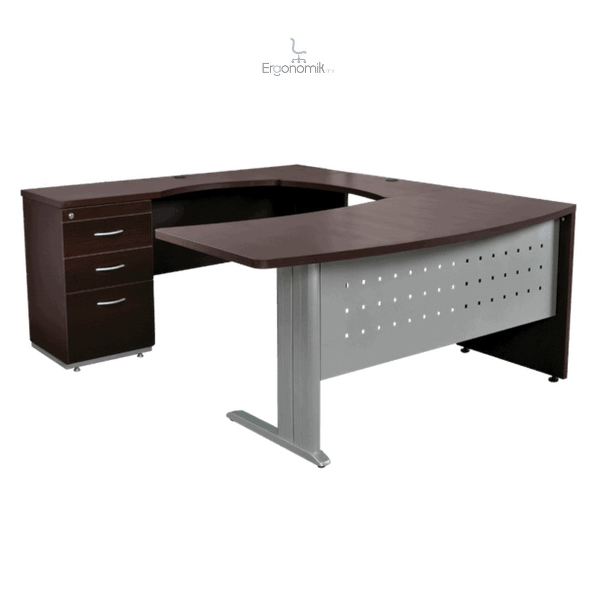 Modulo Ejecutivo Elite Bari Izquierdo - Ergonomik escritorio OFIK