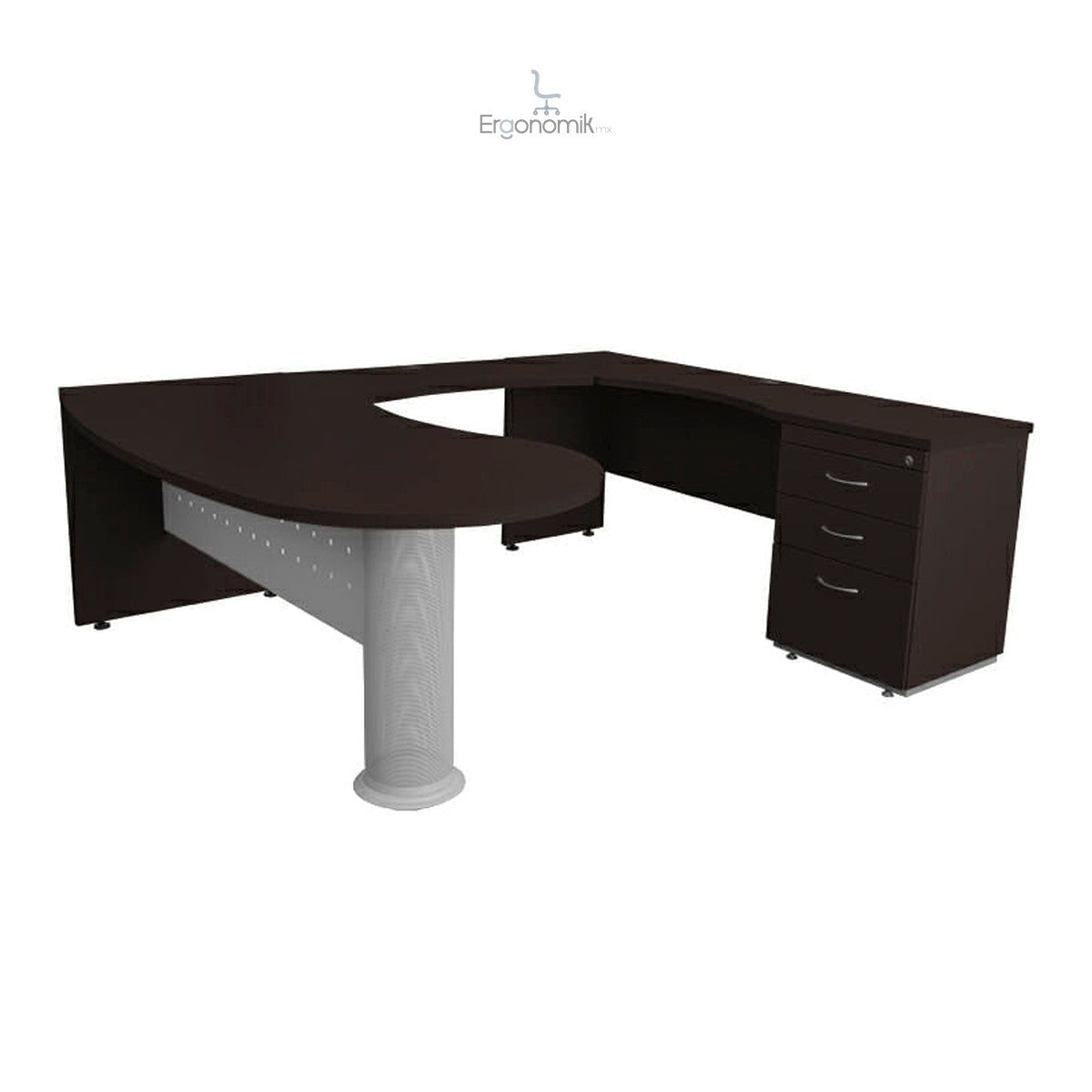 Modulo Ejecutivo Elite Trieste Derecho - Ergonomik escritorio OFIK