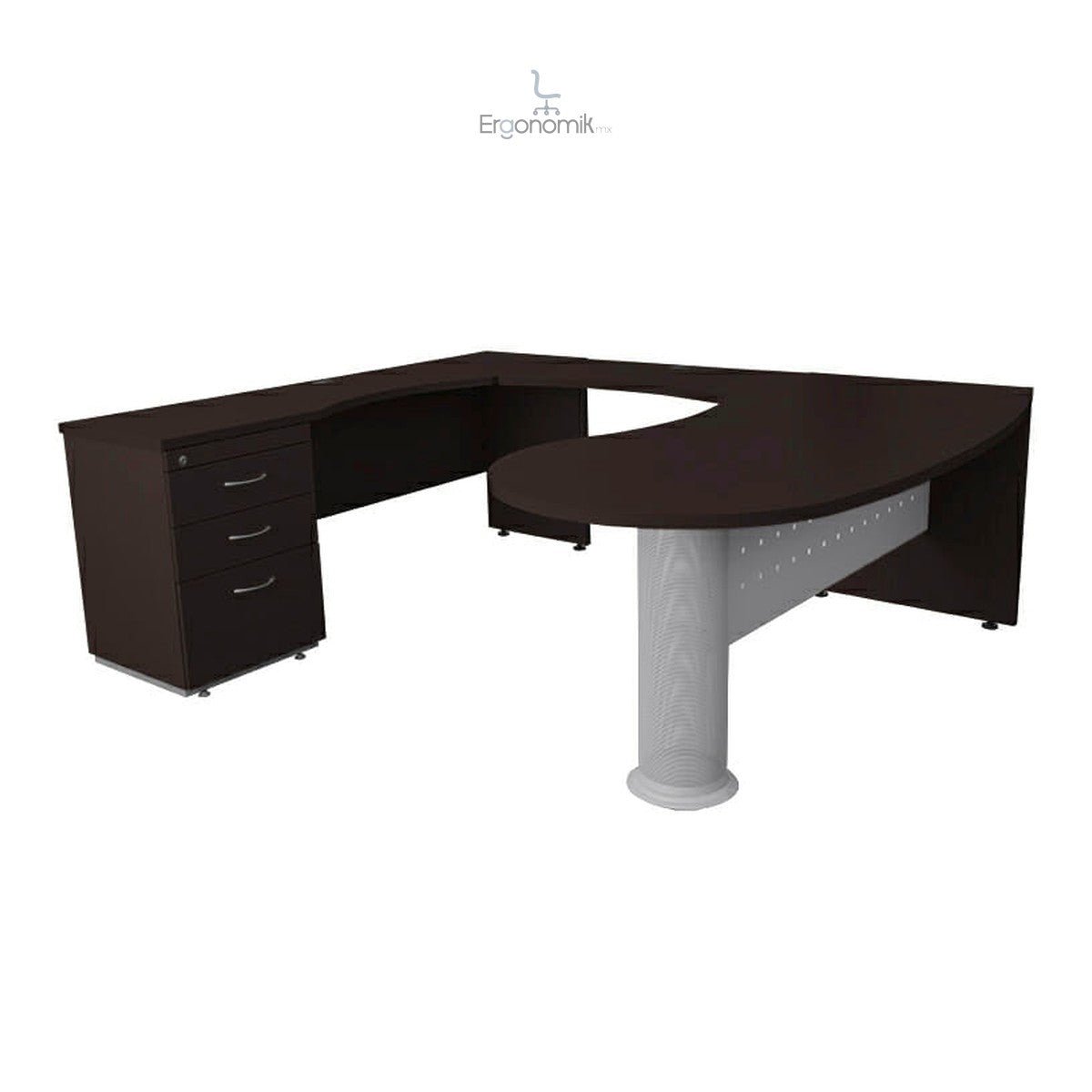 Modulo Ejecutivo Elite Trieste Izquierdo - Ergonomik escritorio OFIK