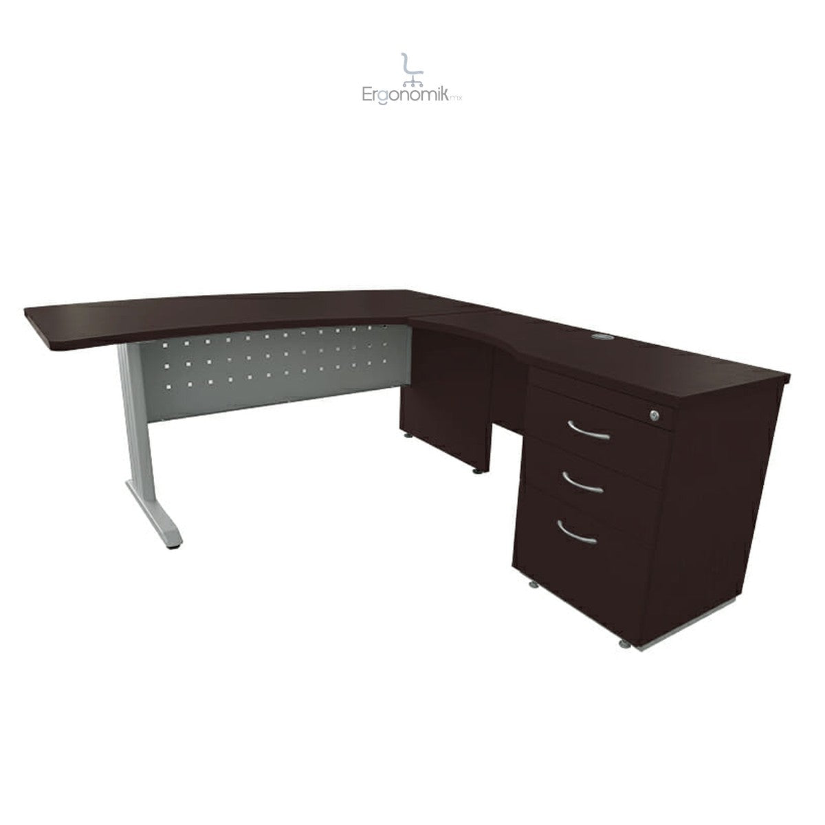 Modulo Operativo Elite Milán Derecho - Ergonomik escritorio OFIK