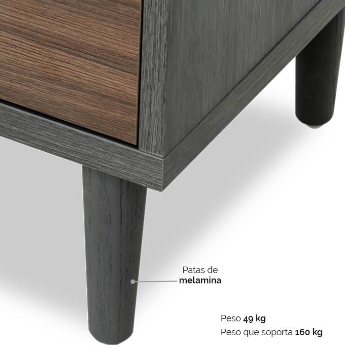 Mueble de TV Entu - Ergonomik Mueble de TV Tamarindo