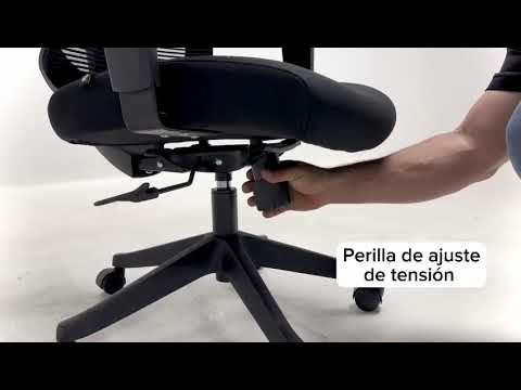 Detalle del asiento ergonómico de la Silla H5