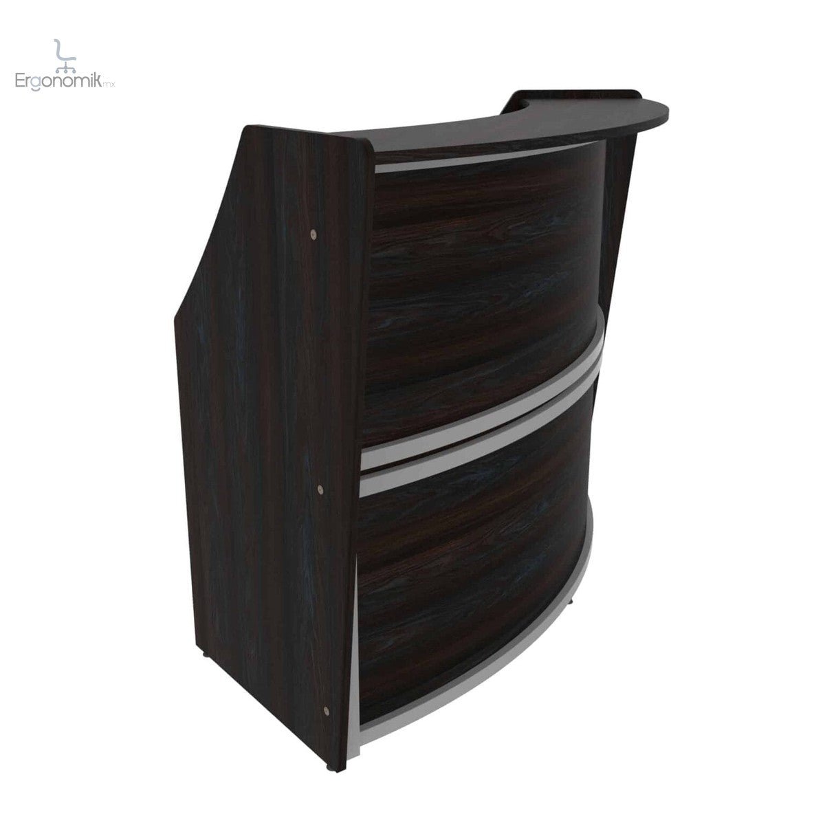 Recepción Principal 550 Melamina Italia - Ergonomik mueble de recepción OFIK