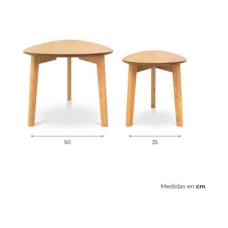 Set de Mesas de Centro Olu - Ergonomik Mesa de Centro Tamarindo