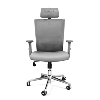 Silla Athenas Gris - Ergonomik silla ejecutiva MEM