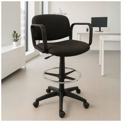 Silla Cajero Allegro en Tela con Brazos - Ergonomik pieza OFIK