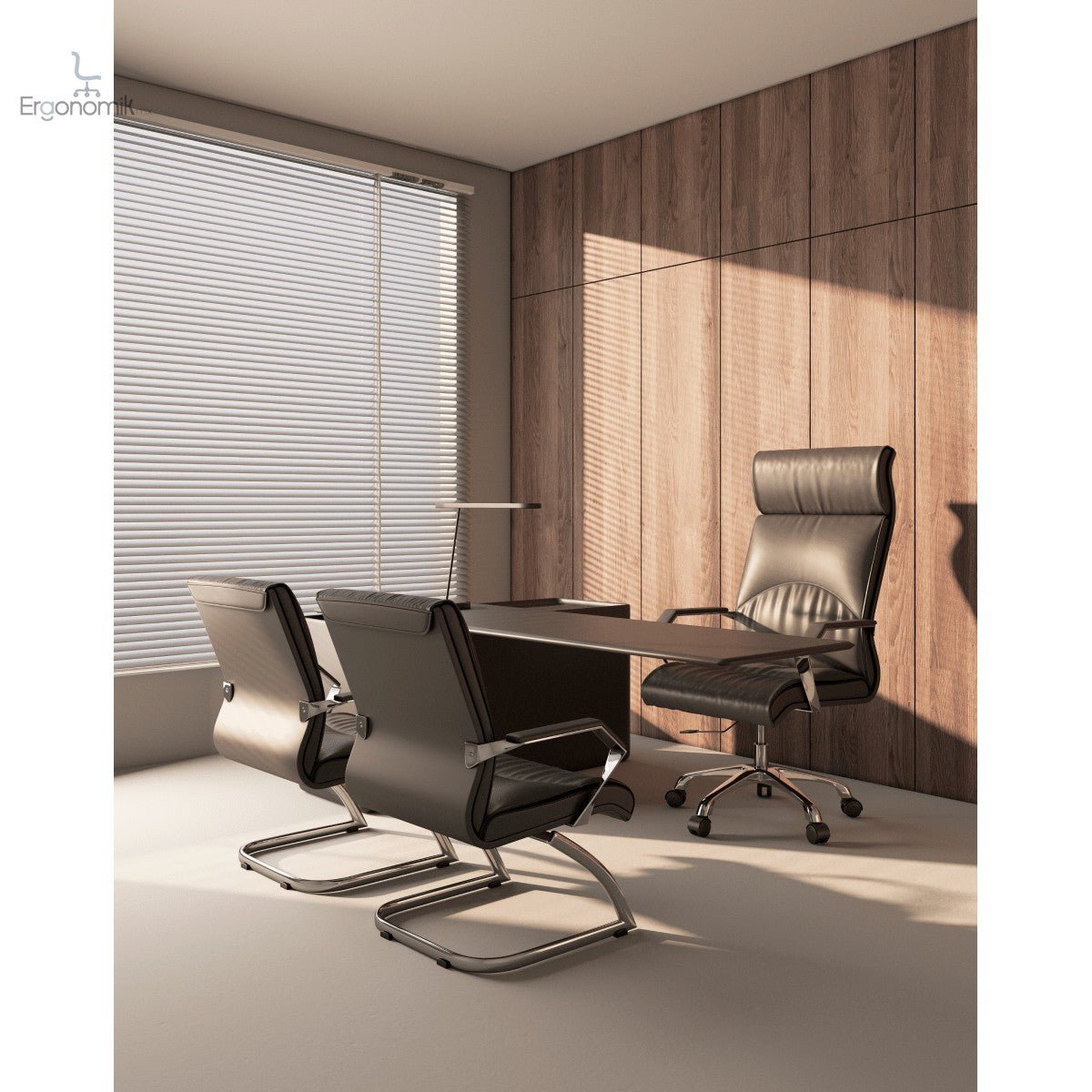 Silla Ciani Visita - 4 piezas - Ergonomik silla operativa OFFIHO