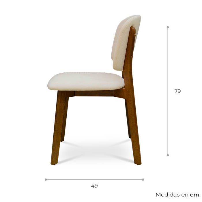 Silla de Comedor Enua - Ergonomik Silla de Comedor Tamarindo