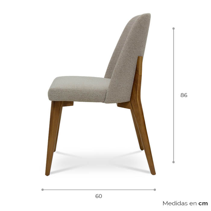 Silla de Comedor Lenua - Ergonomik Silla de Comedor Tamarindo