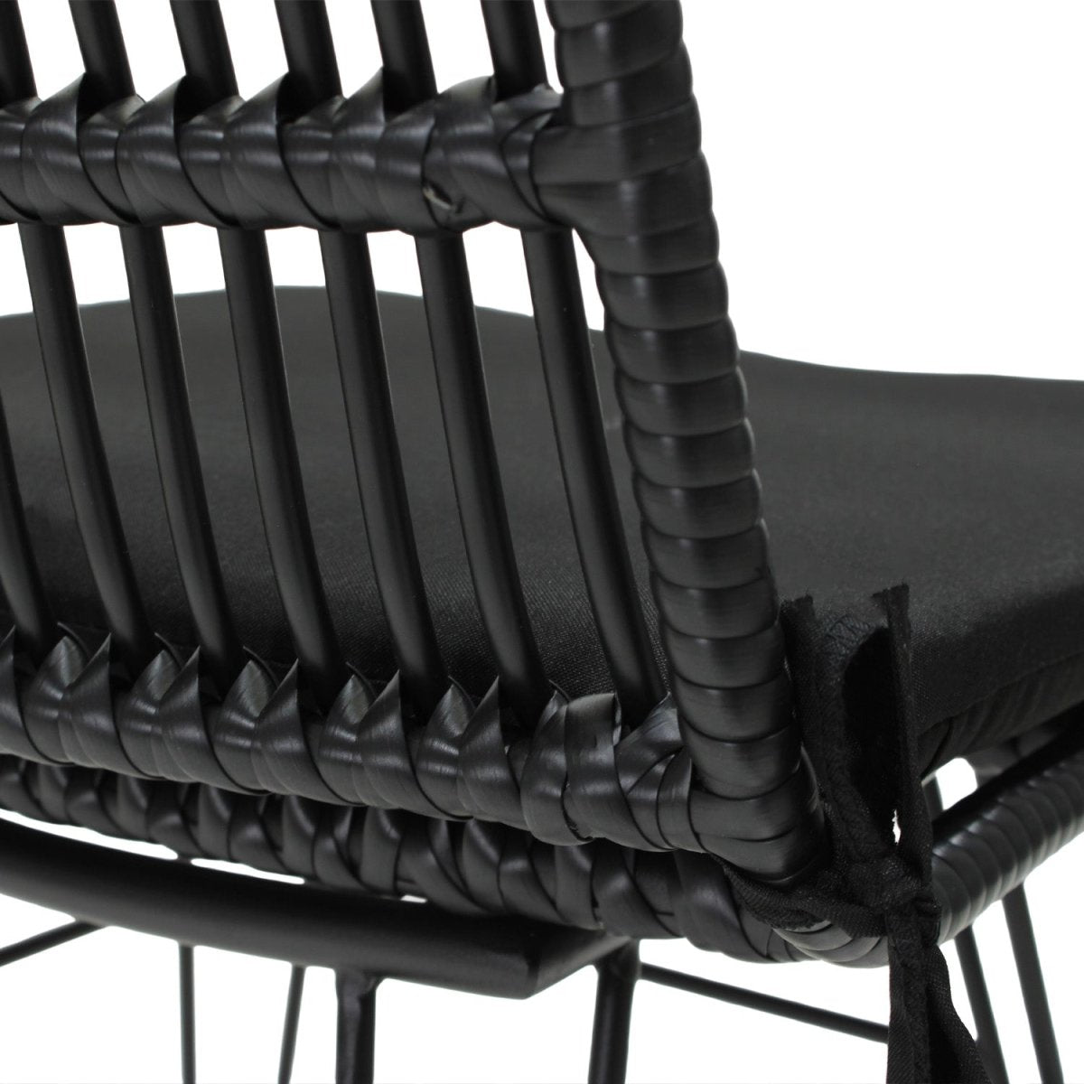 Silla De Exterior Guyana Negra - Ergonomik Mobiliario MBK