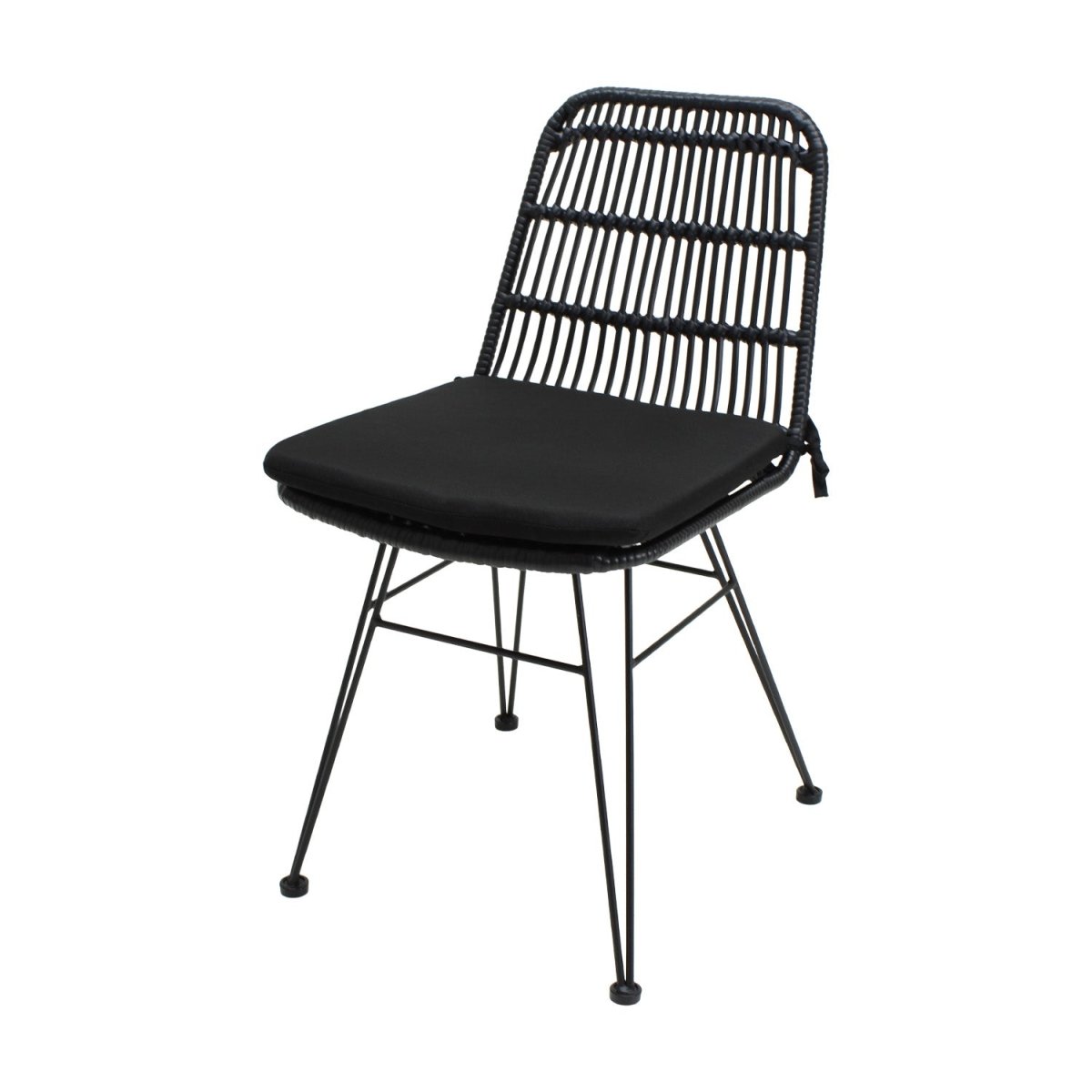 Silla De Exterior Guyana Negra - Ergonomik Mobiliario MBK