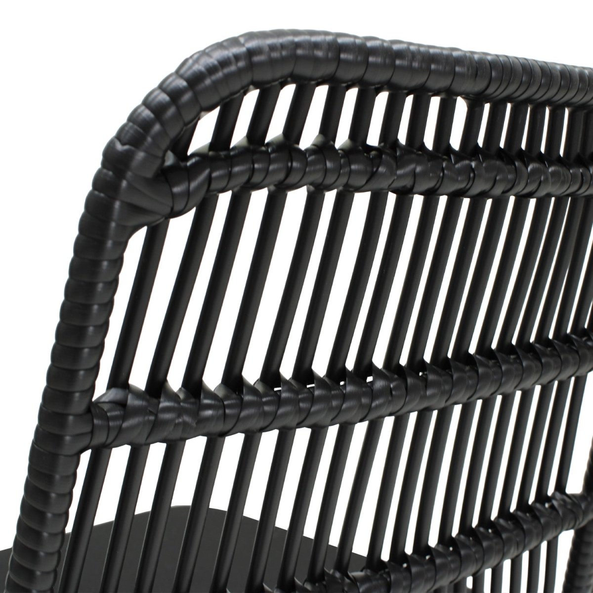 Silla De Exterior Guyana Negra - Ergonomik Mobiliario MBK