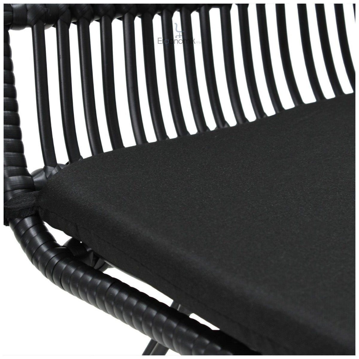 Silla De Exterior Guyana Negra - Ergonomik Mobiliario MBK