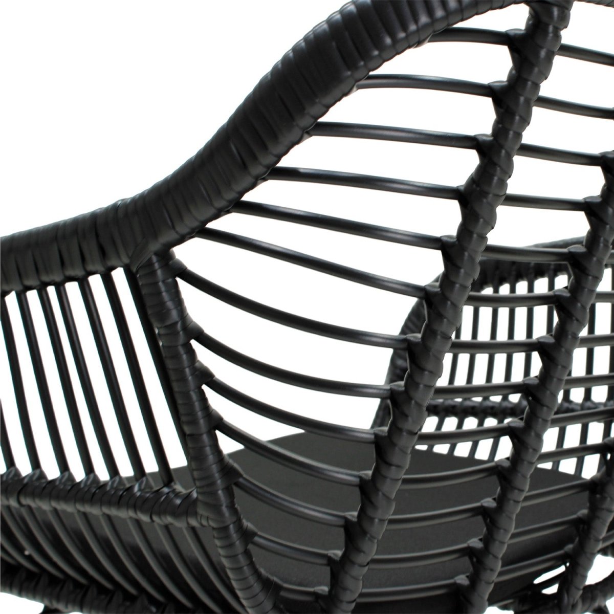 Silla De Exterior Tobago Negra - Ergonomik Mobiliario MBK