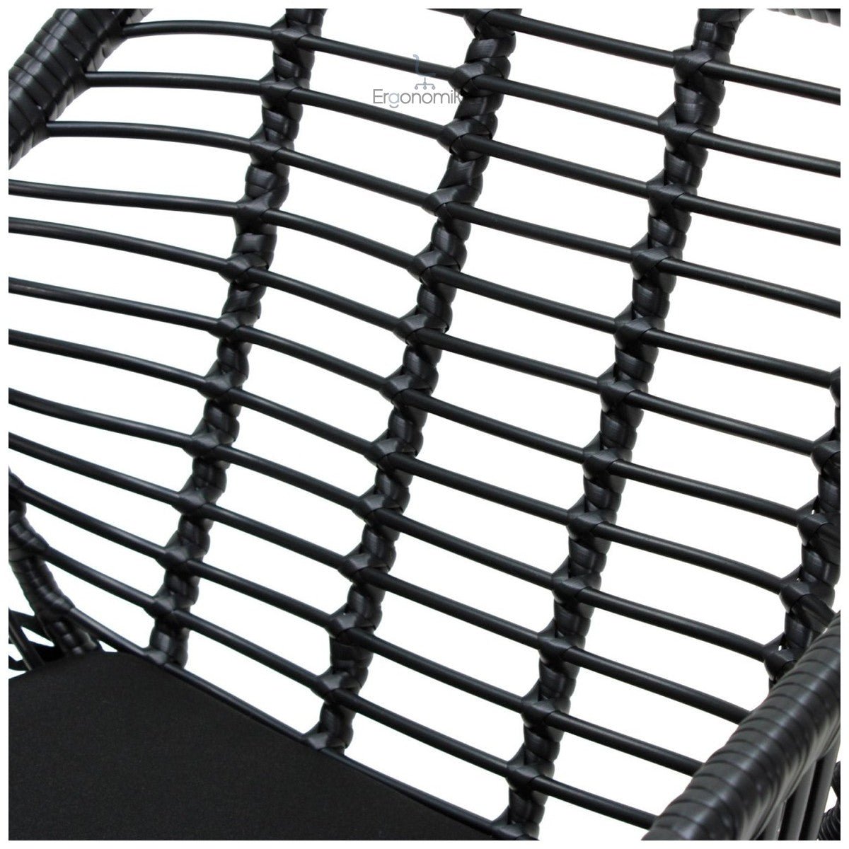 Silla De Exterior Tobago Negra - Ergonomik Mobiliario MBK