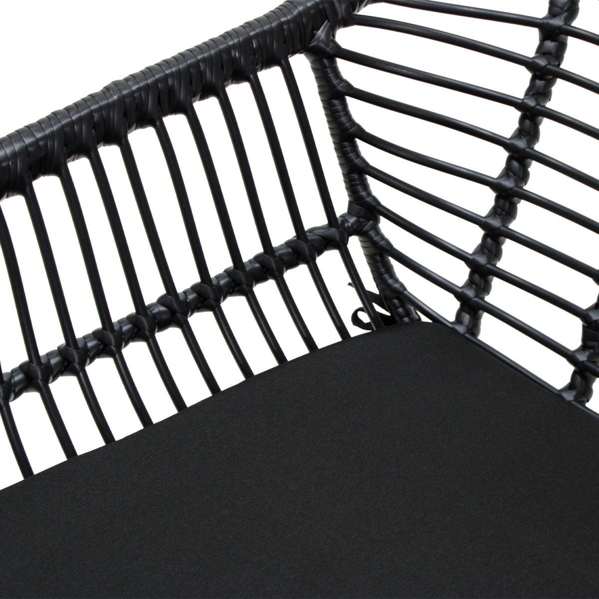 Silla De Exterior Tobago Negra - Ergonomik Mobiliario MBK