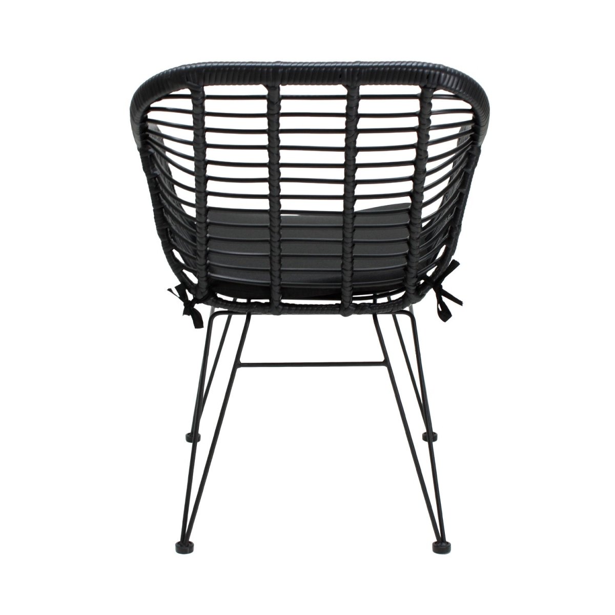 Silla De Exterior Tobago Negra - Ergonomik Mobiliario MBK