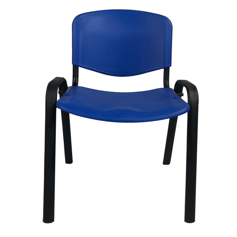 Silla De Visita Allegro Sin Brazos Respaldo Y Asiento En Plástico - Ergonomik silla OFIK