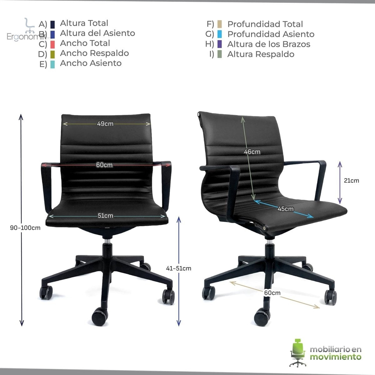 Silla Directiva Bogota - Ergonomik silla directiva MEM