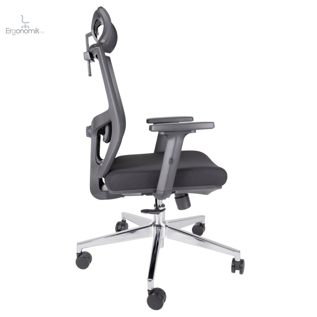 Silla Ejecutiva Aiko Negro con Cabecera - Ergonomik silla ergonomica OFFIHO