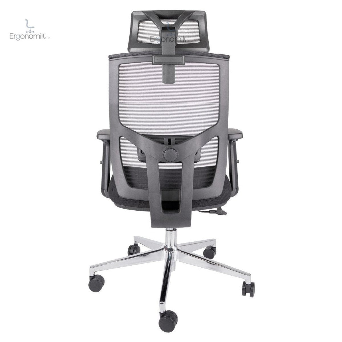 Silla Ejecutiva Aiko Negro Con Cabecera | Muebles ergonomicos en Mexico | Ergonomik
