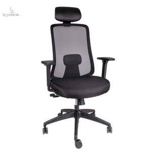 Silla Ejecutiva Crew Negro - Ergonomik silla ergonomica OFFIHO