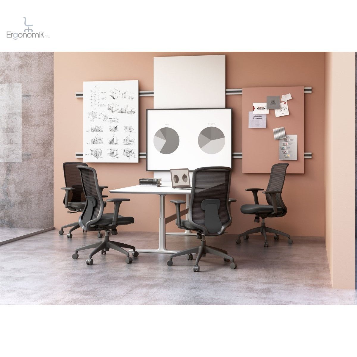 Silla Ejecutiva Crew Negro - Ergonomik silla ergonomica OFFIHO