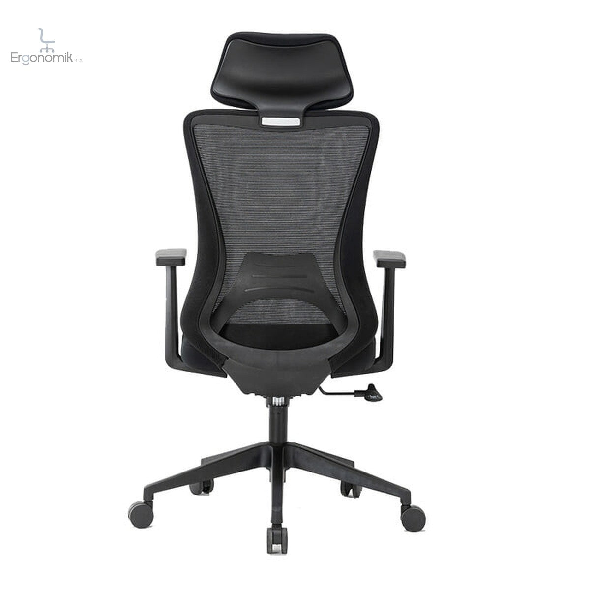 Silla Ejecutiva E106 Mesh y Tela Color Negro | Muebles ergonómicos en México | Ergonomik