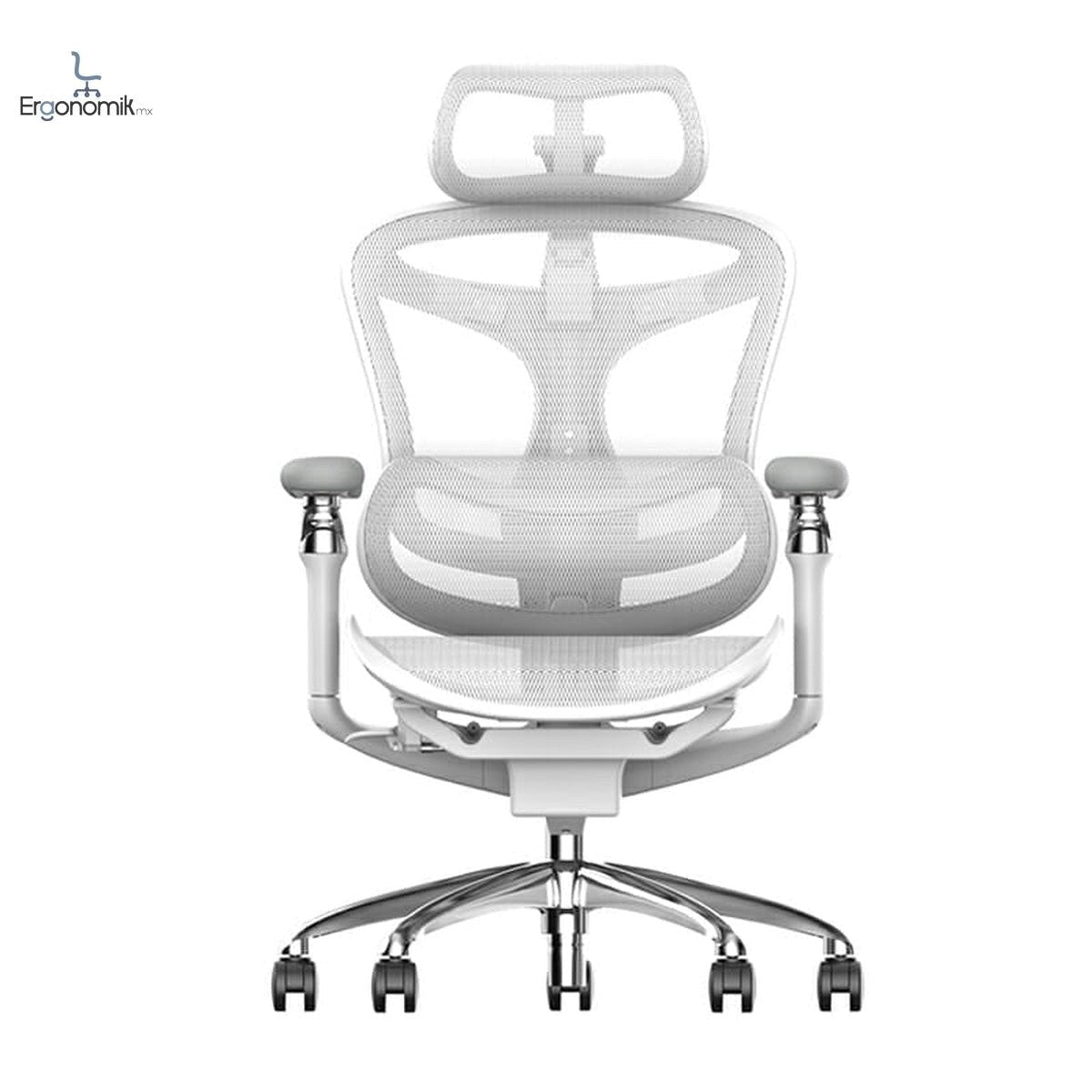 Silla Ejecutiva Multifunciónal S3 Mesh Blanco - Ergonomik silla ejecutiva Ergonomik