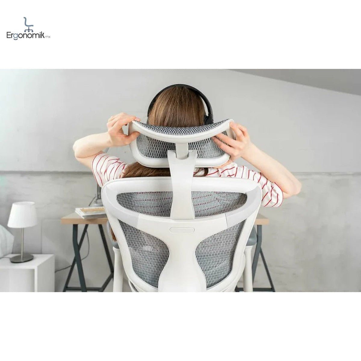 Silla Ejecutiva Multifunciónal S3 Mesh Blanco - Ergonomik silla ejecutiva Ergonomik
