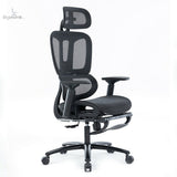 Silla Ejecutiva Nexus Mesh Negro con Descansapiés