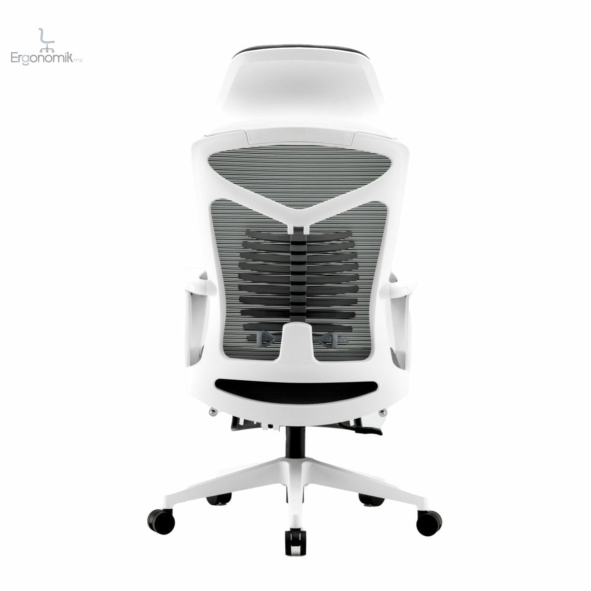 Silla Ejecutiva S81 Con Descansa Pies Color Blanco/Gris - Ergonomik silla ergonomica OFIK