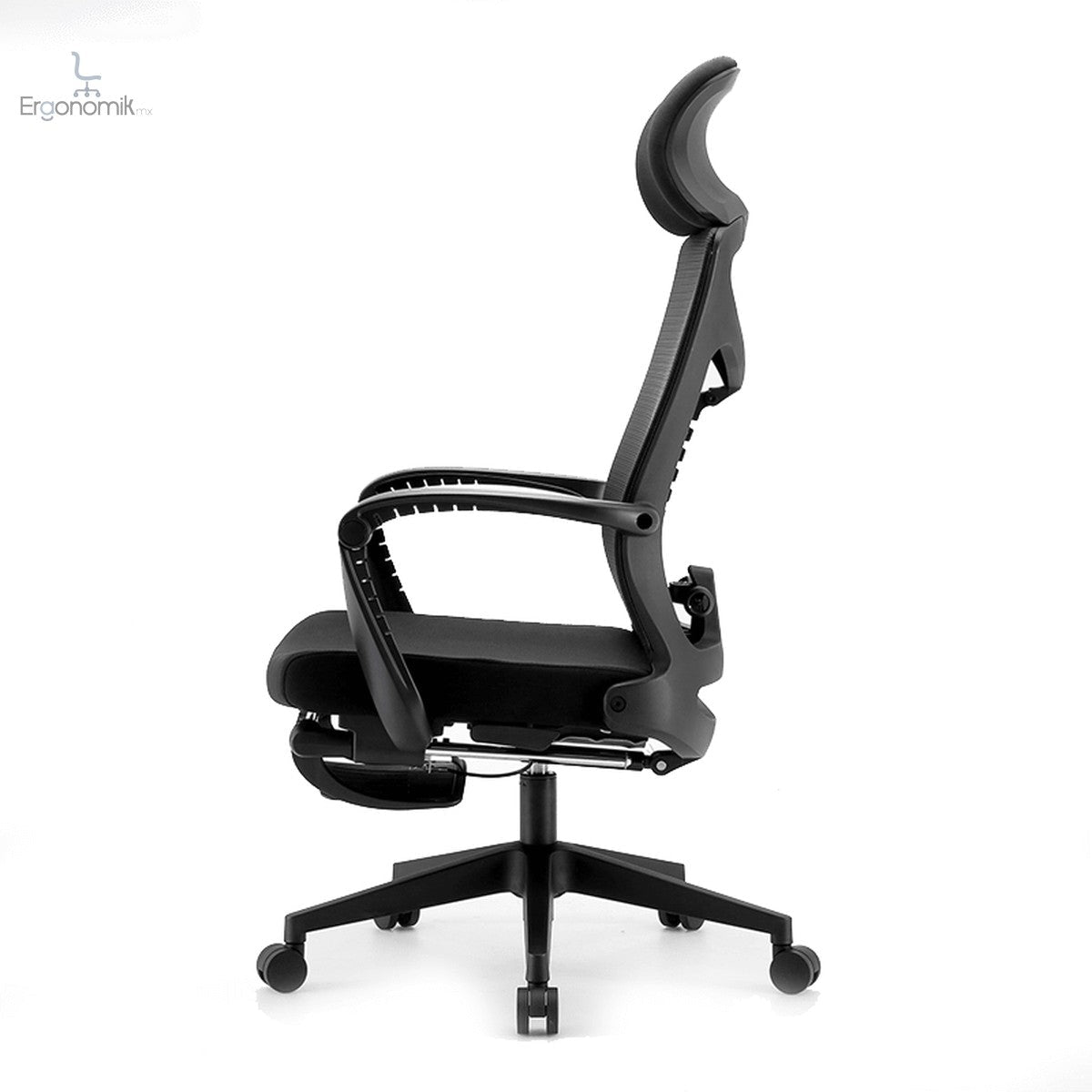Silla Ejecutiva S81 Con Descansa Pies Color negro - Ergonomik silla ergonomica OFIK