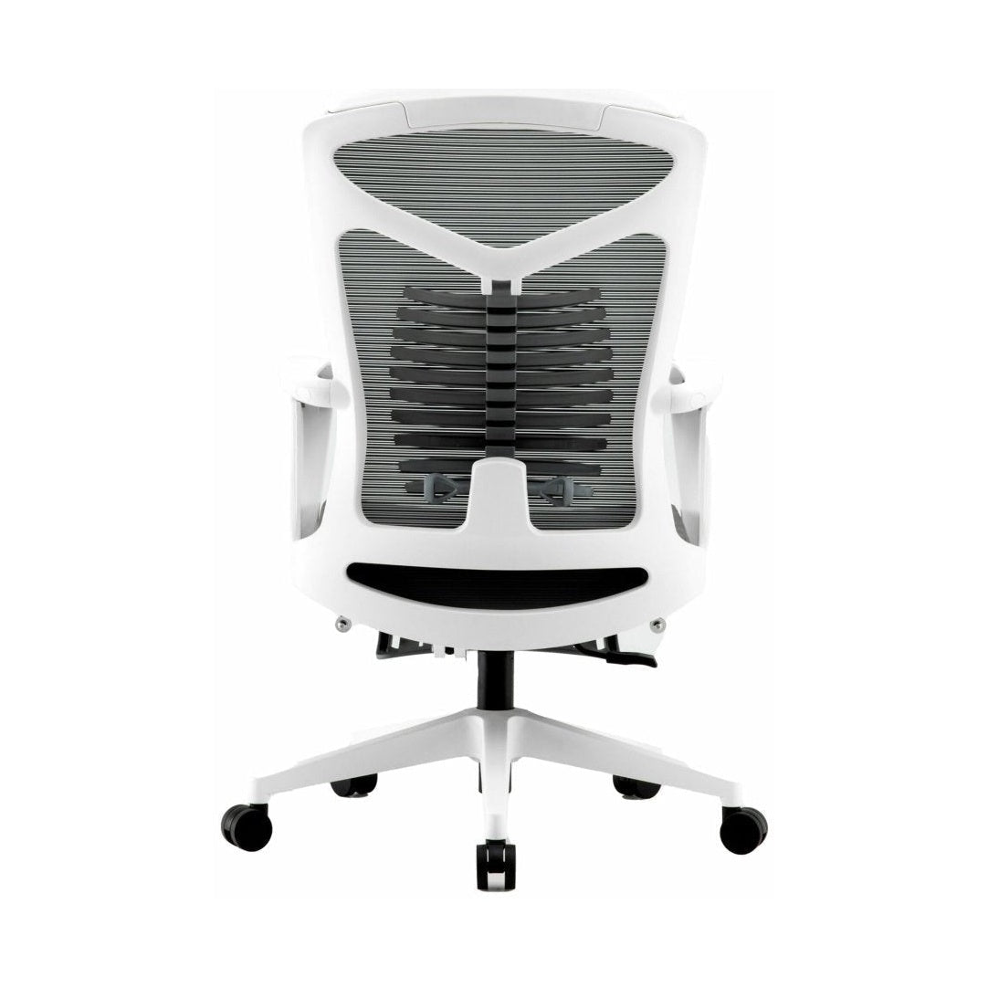 Silla Ejecutiva S81 Con Descansa Pies Color Blanco/Gris - Ergonomik silla ergonomica OFIK