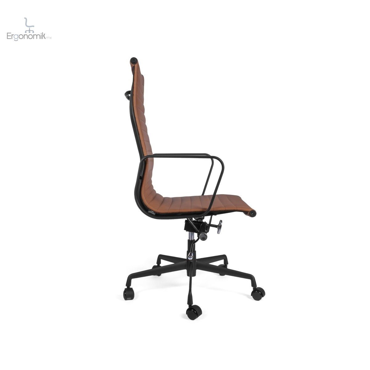 Silla Goetz Piel Genuina - Ergonomik silla de visita OFFIHO