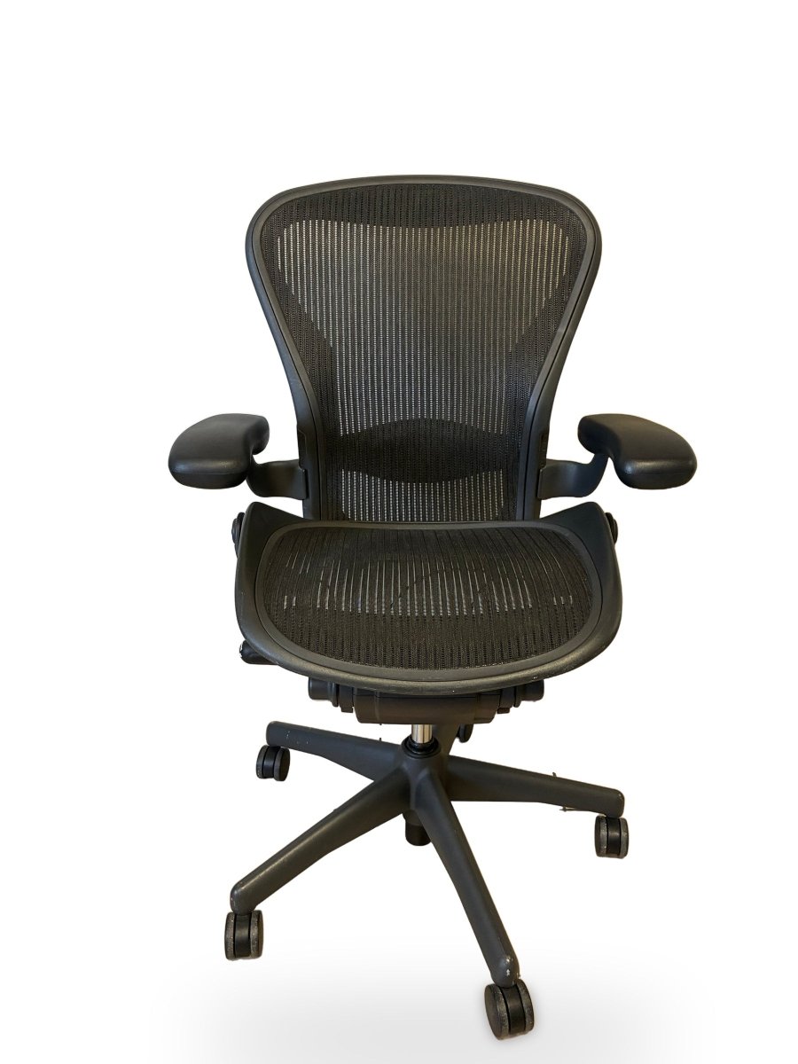 Silla Herman Miller Aeron Classic Talla B Equipada - Ergonomik Silla de Oficina Herman Miller