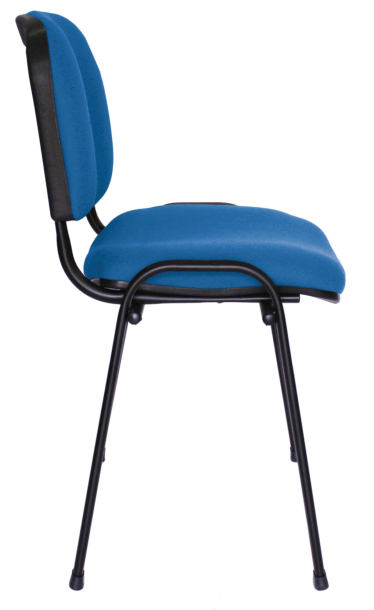 Diseño lateral ergonómico de la Silla Iso sin brazos