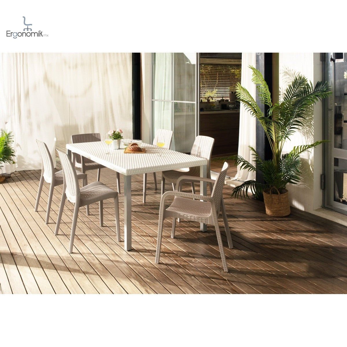 Silla Koppla - 4 piezas - Ergonomik silla visita OFFIHO