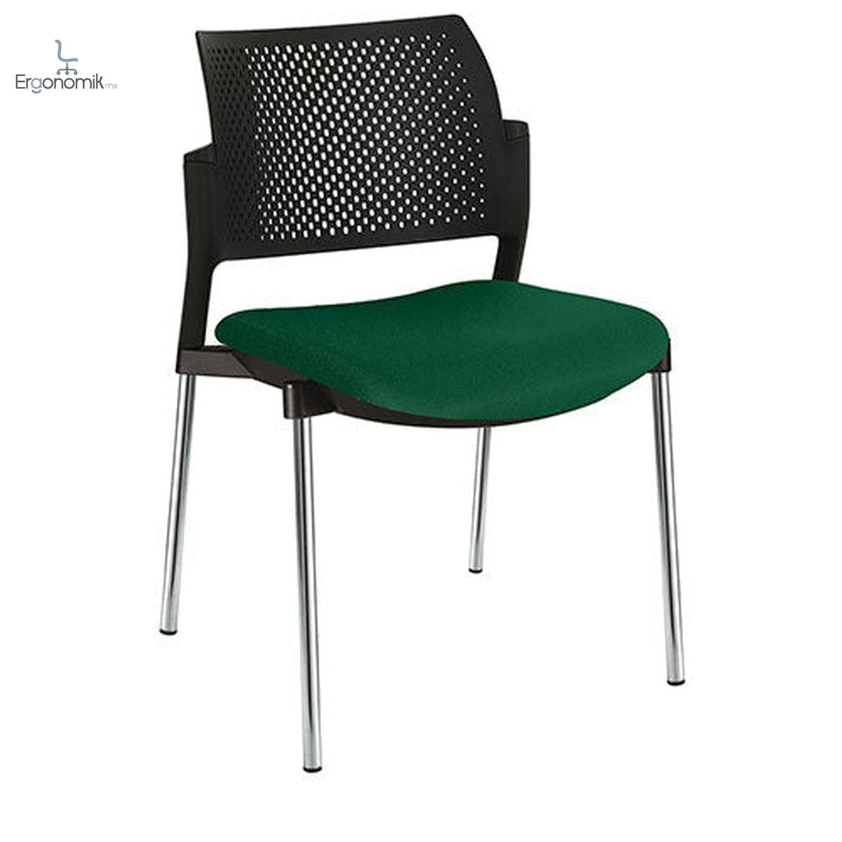 Silla Kyos Negro Semi Tapizadas - Ergonomik silla operativa OFFIHO