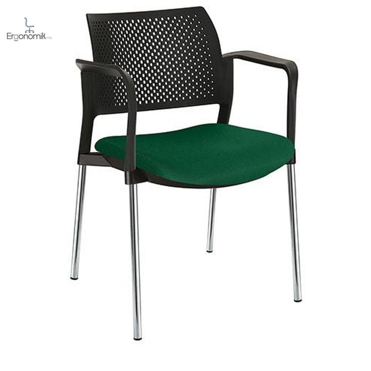 Silla Kyos Negro Semi Tapizadas - Ergonomik silla operativa OFFIHO