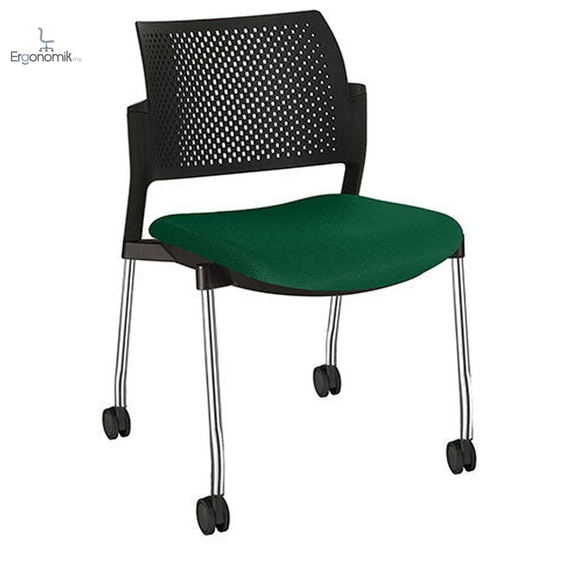Silla Kyos Negro Semi Tapizadas - Ergonomik silla operativa OFFIHO